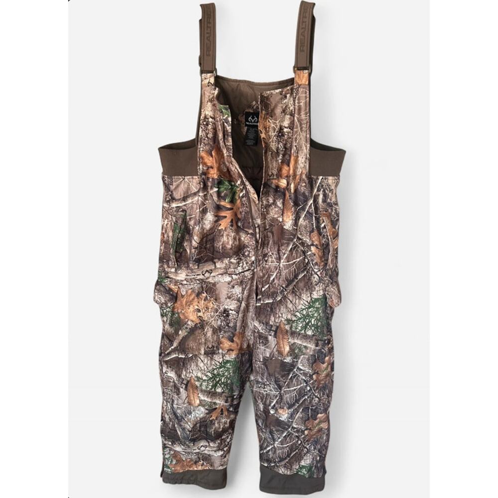 Realtree Edge Insulated Hunting Bib Overalls Mens XL Camo